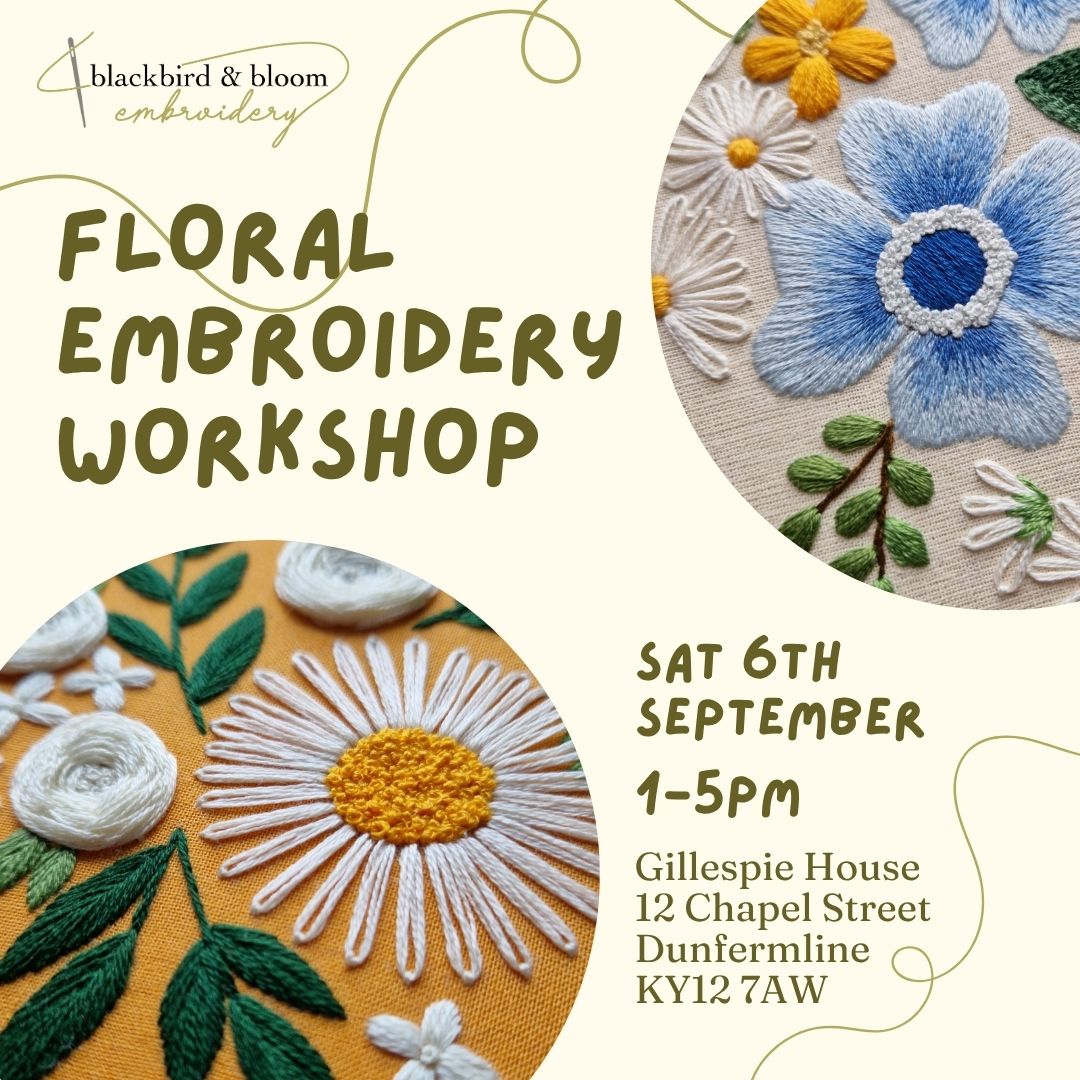 Floral Embroidery Workshop - Sat 6th September '25