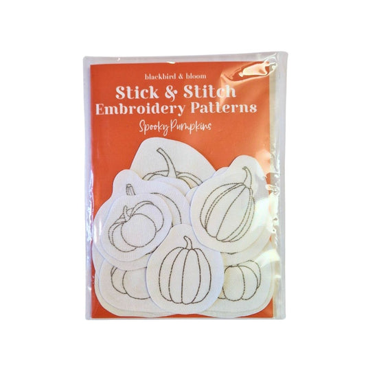 Spooky Pumpkins Stick & Stitch