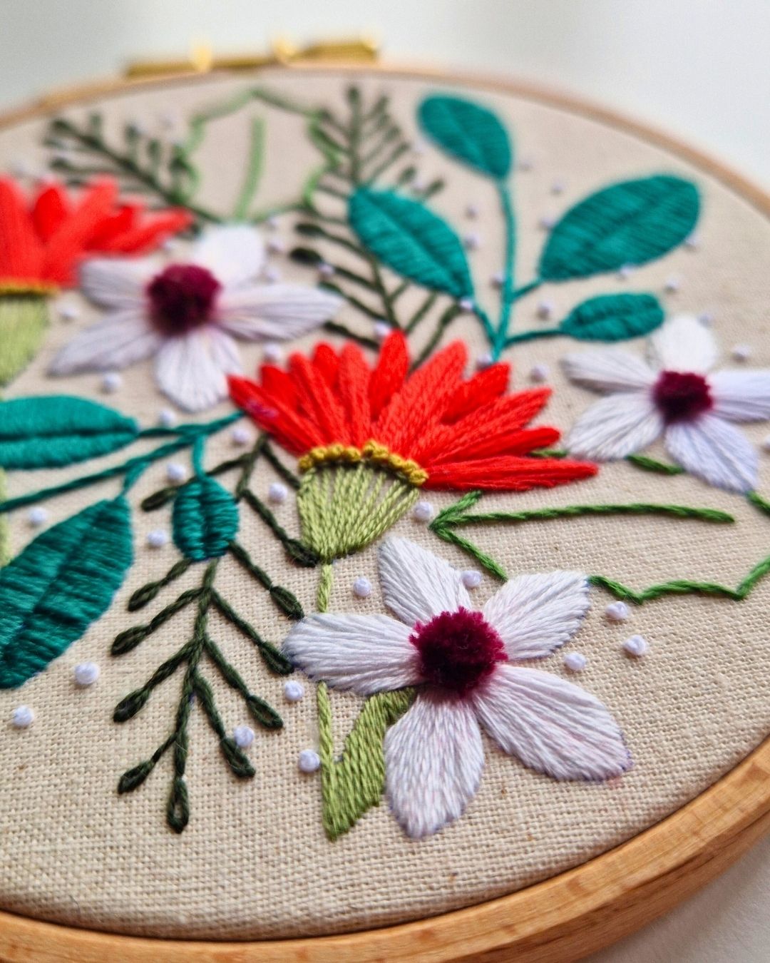 Festive Foliage Embroidery Workshop at Wemyss School of Needlework