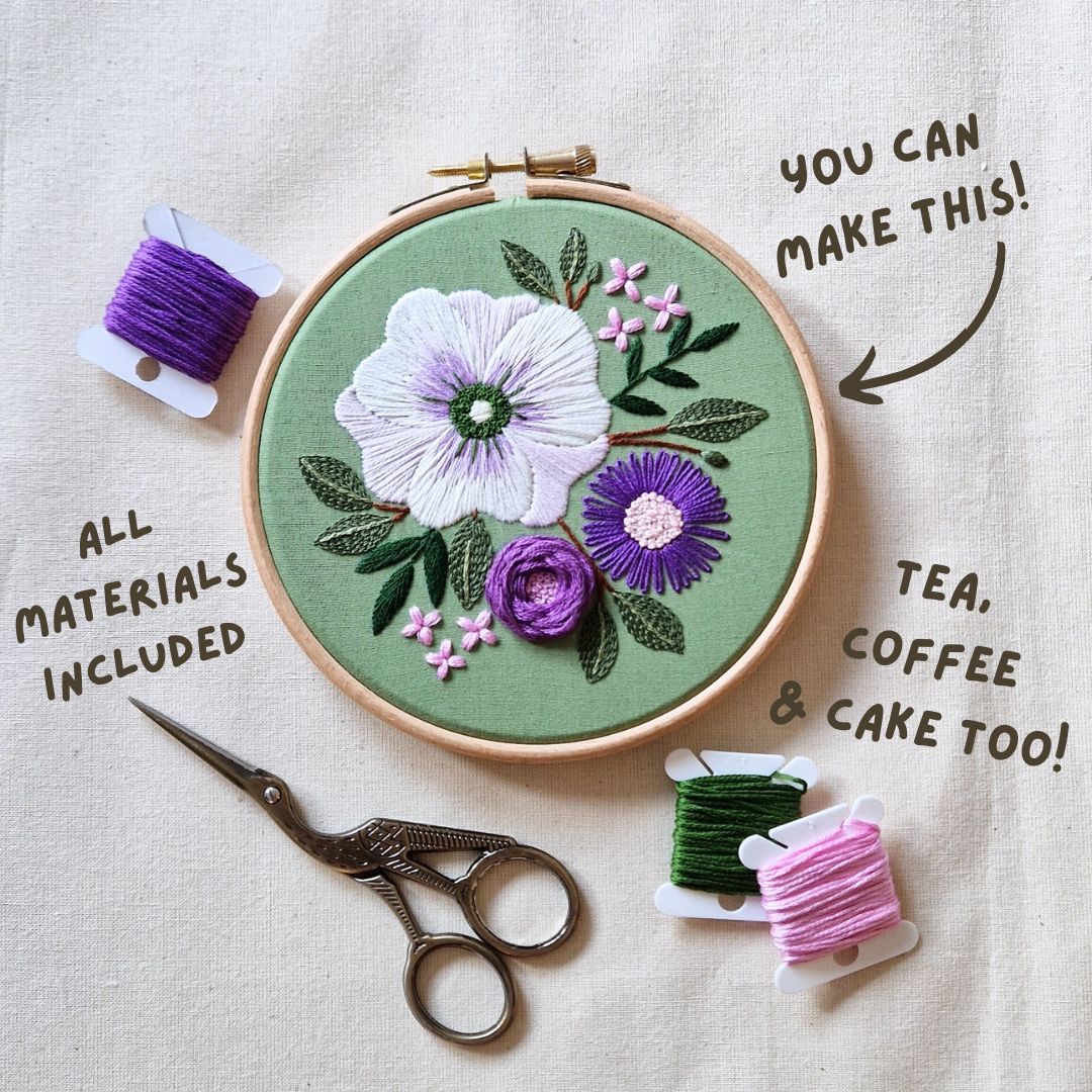 Floral Embroidery Workshop - Sat 21st June '25
