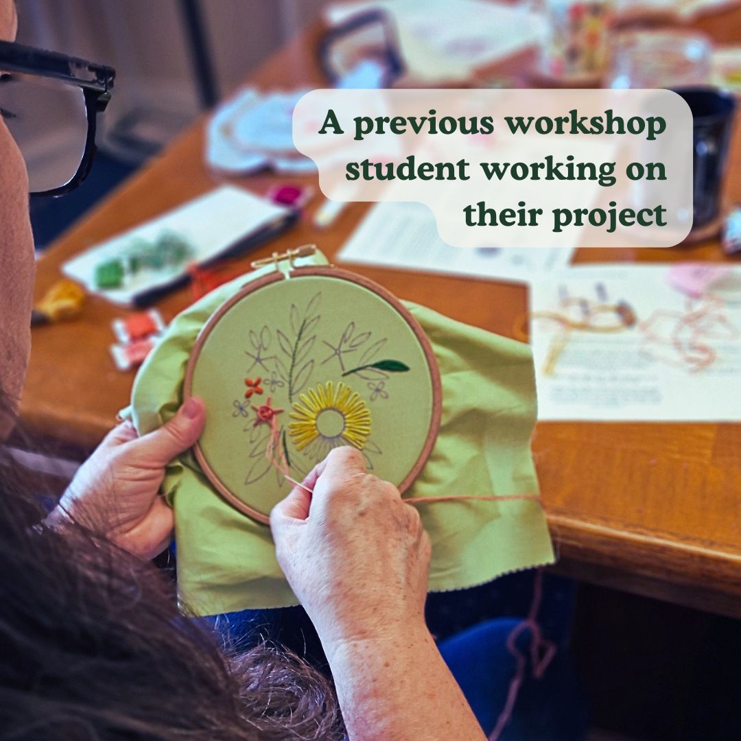 Floral Hand Embroidery Workshop