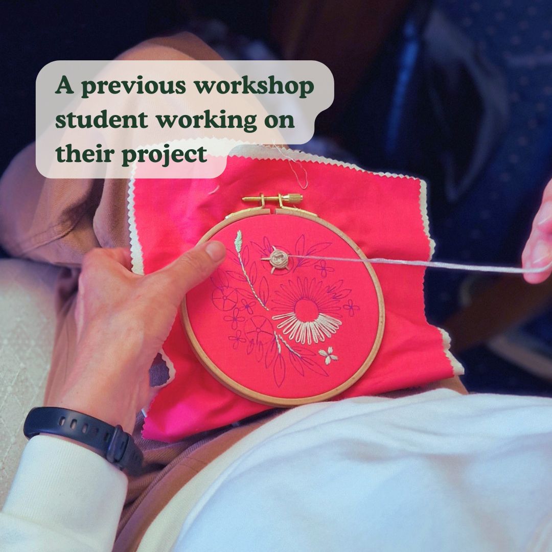 Floral Hand Embroidery Workshop