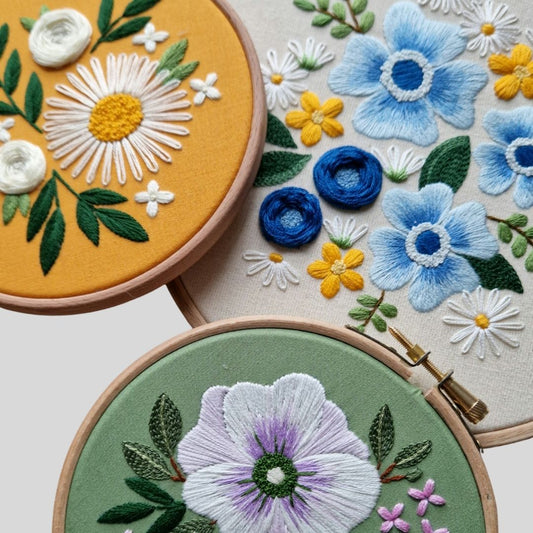 Floral Hand Embroidery Workshop - Sat 7th February 2026