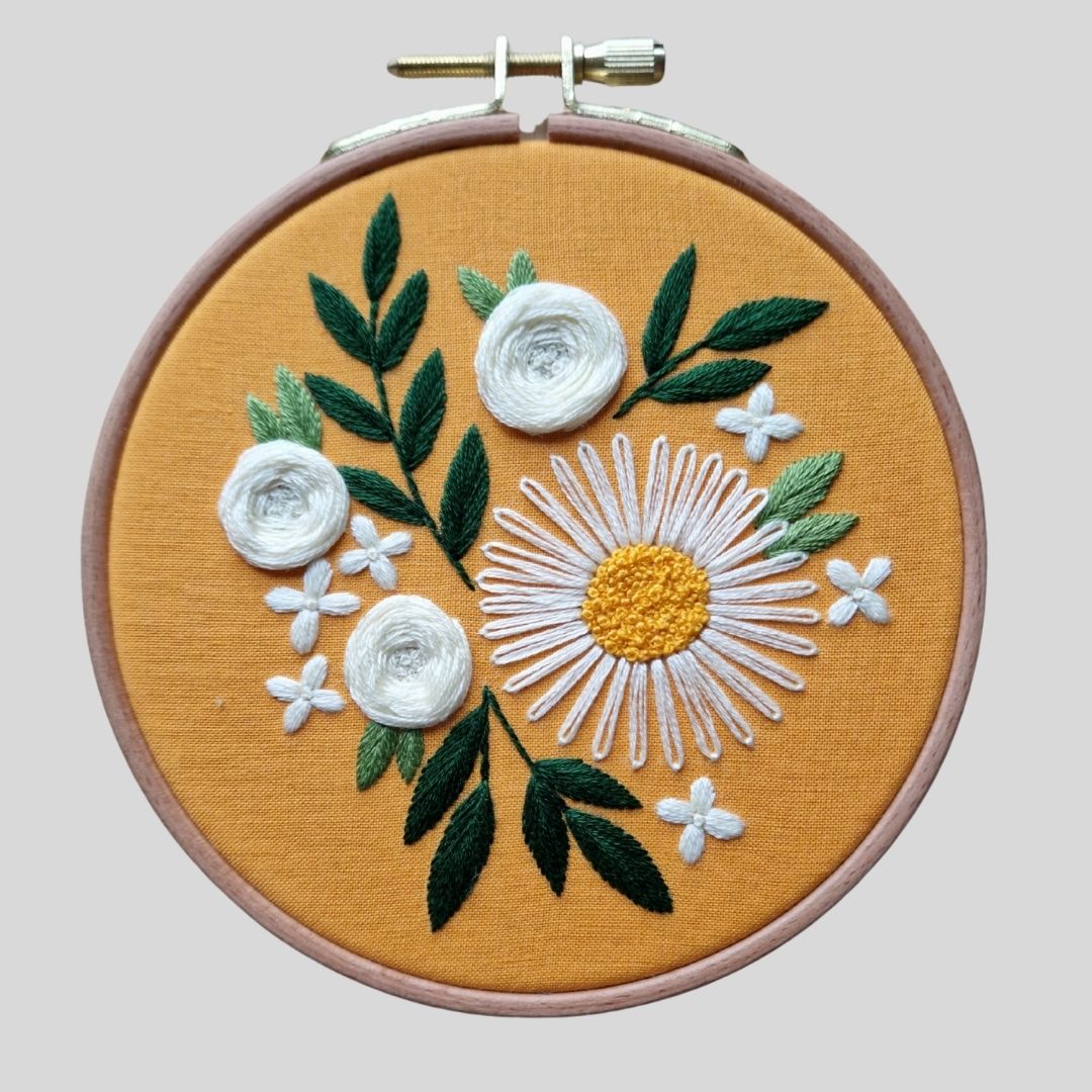 Floral Hand Embroidery Workshop - Sat 24th January 2026