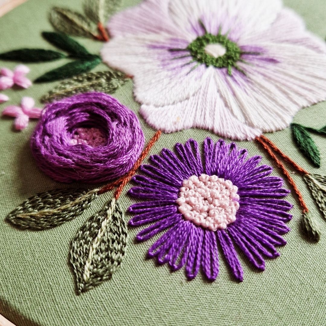 Floral Hand Embroidery Workshop