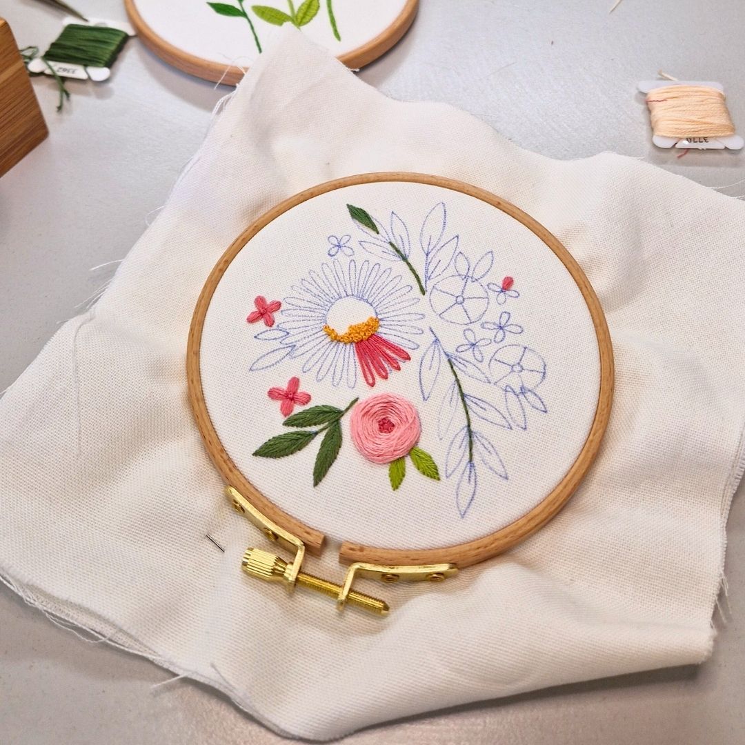 Floral Hand Embroidery Workshop - Sat 24th January 2026