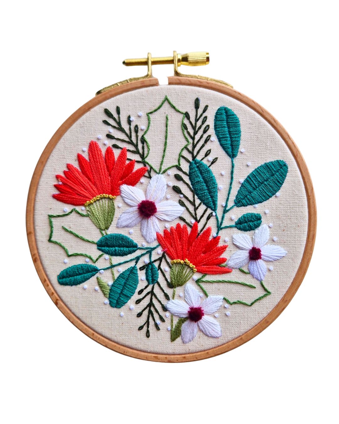 Festive Foliage Embroidery Workshop at Wemyss School of Needlework