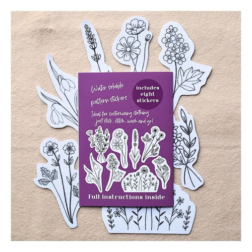 Beautiful Blooms Stick & Stitch Embroidery Patterns