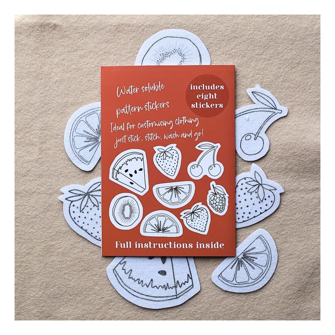 Fruit Salad Stick & Stitch Embroidery Patterns