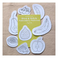 Juicy Fruits Stick & Stitch Embroidery Patterns