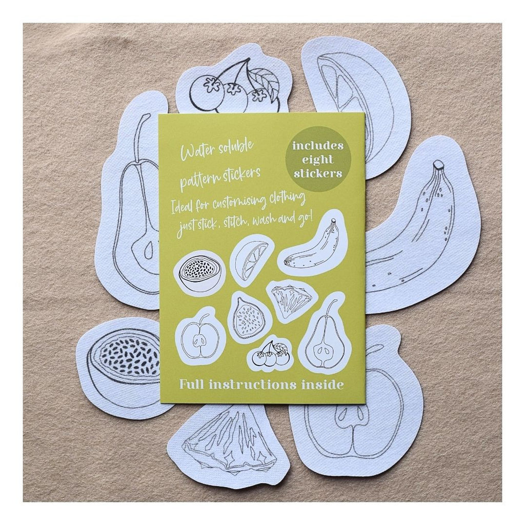 Juicy Fruits Stick & Stitch Embroidery Patterns