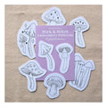 Mystical Mushrooms Stick & Stitch Embroidery Patterns