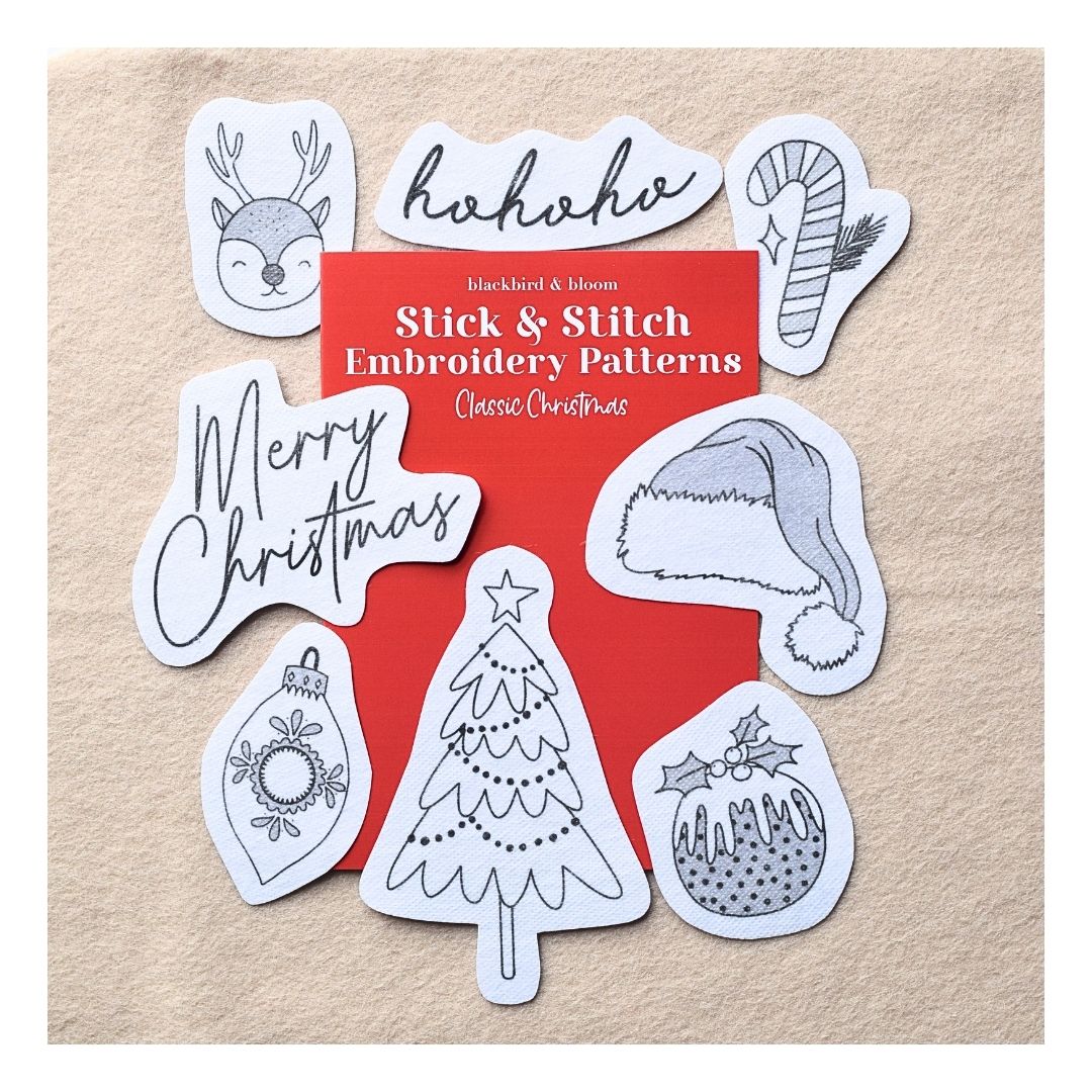Classic Christmas Stick & Stitch Embroidery Patterns