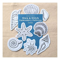 Seashells Stick & Stitch Embroidery Patterns