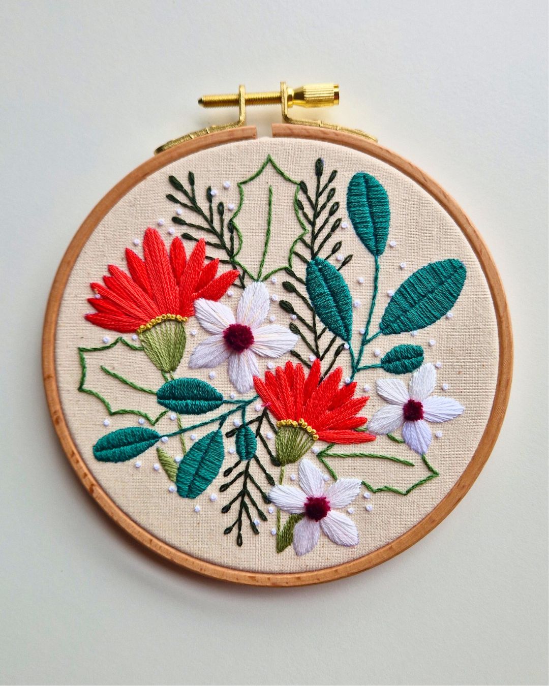 Festive Foliage Embroidery Workshop at Wemyss School of Needlework
