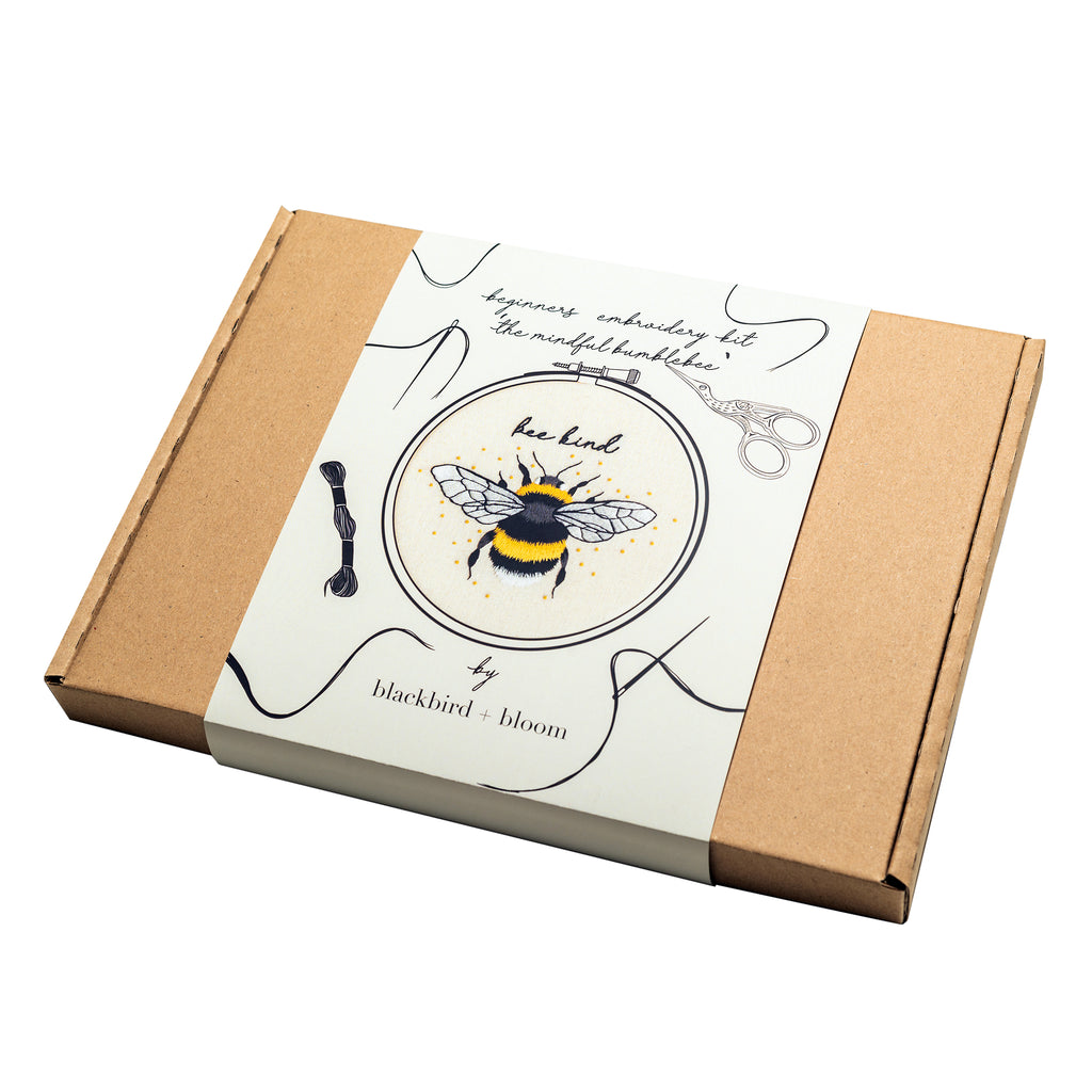 The Mindful Bumblebee Embroidery Kit