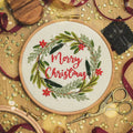 Christmas Wreath Embroidery Kit