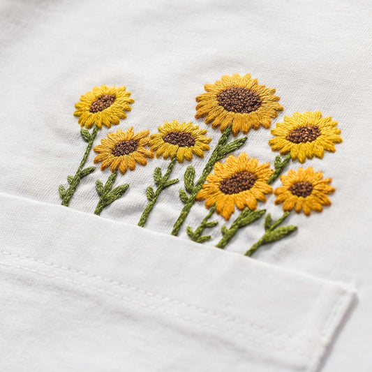 Happy Sunflowers - Stick & Stitch