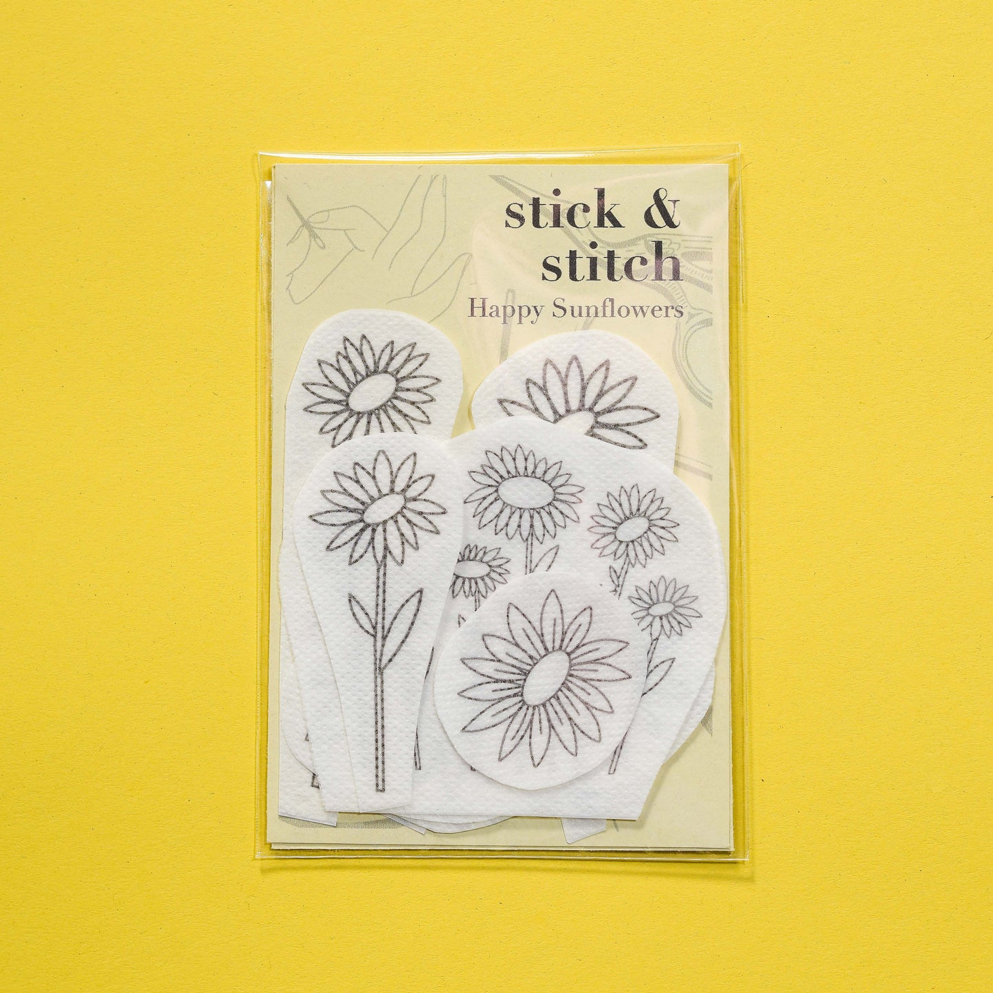 Happy Sunflowers - Stick & Stitch