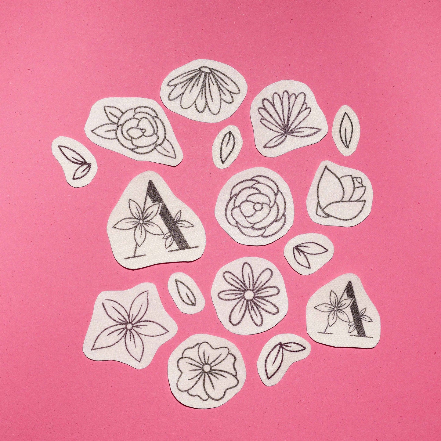 Monogram Blooms - Stick & Stitch