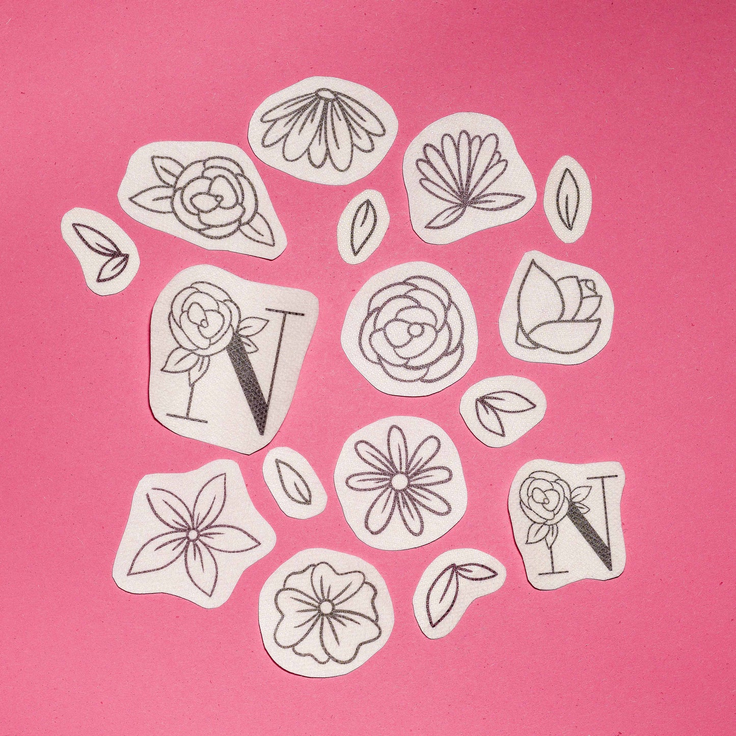 Monogram Blooms - Stick & Stitch