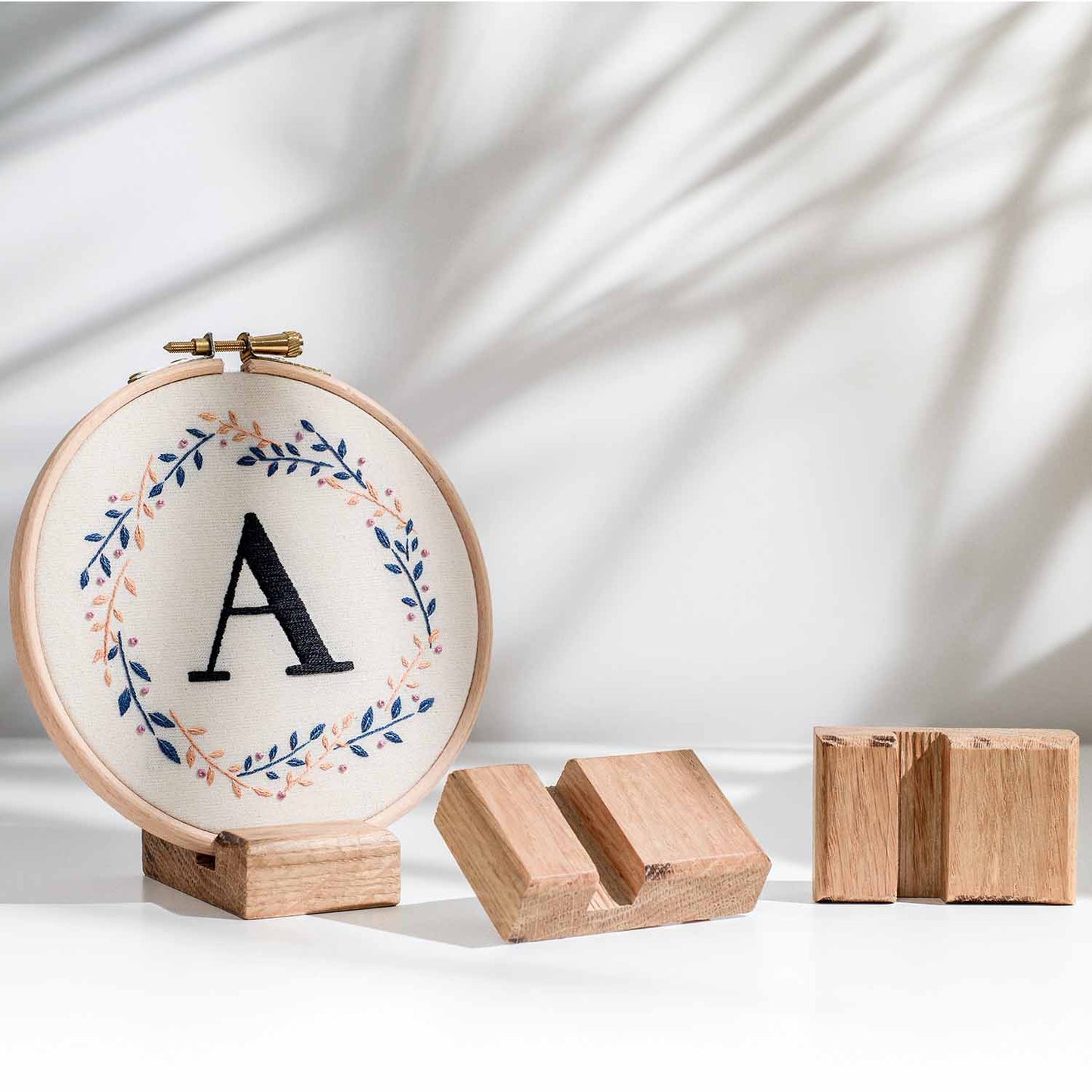 Custom Monogram Wreath Hoop
